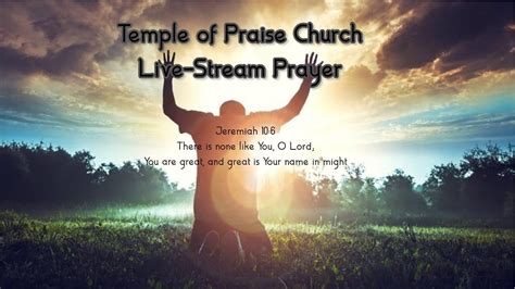 Temple of Praise Church Live-Stream Prayer 6/420 - YouTube