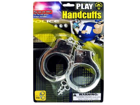 72 Wholesale Police Play Plastic Handcuffs - at - wholesalesockdeals.com