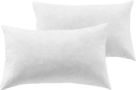 Set of 2-26x26 Euro Pillow Inserts-Down Feather Pillow Inserts-White or Pillow Inserts Bedding