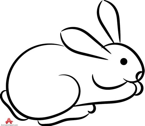 11+ Rabbit Clipart Black And White - Preview : Coloring:Rabbit C ...