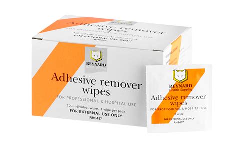 Adhesive Remover Wipes – Reynard Health Supplies