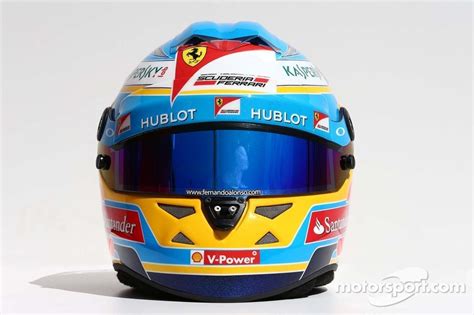 The helmet of Fernando Alonso, Ferrari at Australian GP