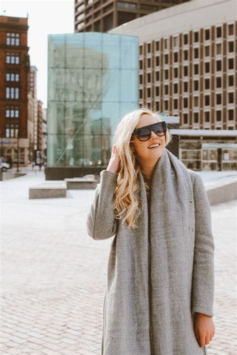 Gray & Glam Winter Outfit & The Most Chic Sunglasses Under $10 - Mackenzie Fritz