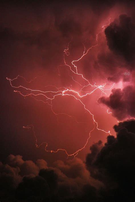 °Lightning by rcameraw | Maroon aesthetic, Red aesthetic, Lightning photography