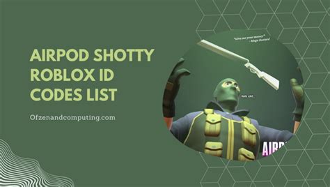 Airpod Shotty Roblox ID Codes (2024) MrSwag Song / Music IDs