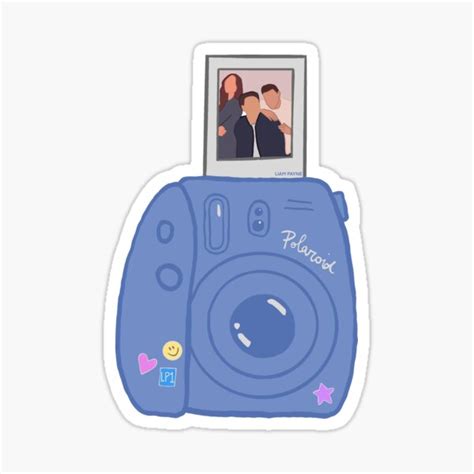 "Liam Payne Polaroid Sticker" Sticker by izzybearbella | Redbubble