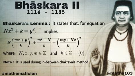 Mathematician - Bhaskara II was an Indian mathematician,...