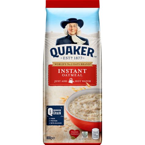 Quaker Instant Oatmeal | 800g | Oats & Cereals | Walter Mart