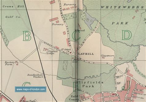 Map of Enfield, London