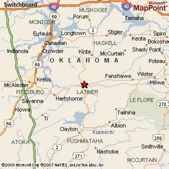 Where is Wilburton, Oklahoma? see area map & more