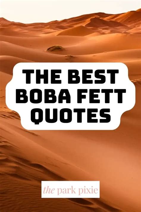 The Book of Boba Fett Quotes: 32 Stellar Lines to Use (2024)