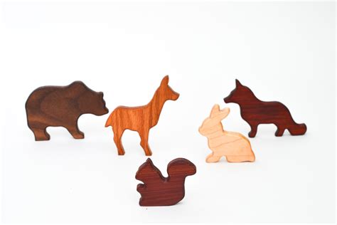 Wooden Forest Animals Set: 5 Toys | Adventure in a Box