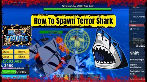 How To Spawn Terror Shark In Blox Fruits #bloxfruitupdate20 #terrorshark #bloxfruits #roblox ...