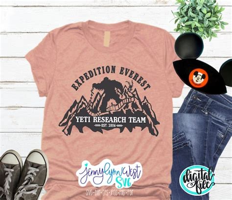 Expedition Everest Disneyworld Ride Yeti Research Team - Etsy