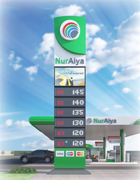 Design of Gas station NyrAiya on Behance | Gas station, Petrol station, Station