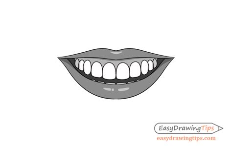 How To Draw Smiley Lips | Lipstutorial.org