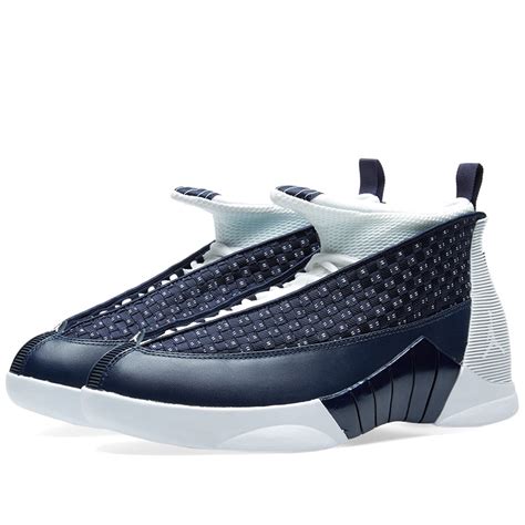 Nike Air Jordan 15 Retro Obsidian, White & Silver | END. (US)