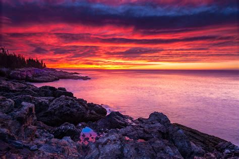 Fine Art Photo of Sunrise at Acadia National Park in Maine | Photos by Joseph C. Filer