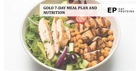 GOLO 7-Day Meal Plan and Nutrition