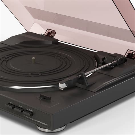 3d model sony ps-lx300usb stereo turntable