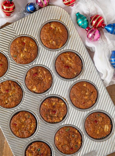 Fruit Cake Muffins (Tender Spice Cake w/Fruits) - Dinner, then Dessert