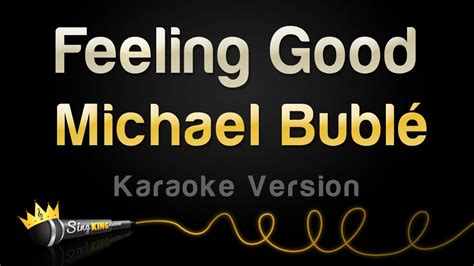 Michael Bublé - Feeling Good (Karaoke Version) - YouTube