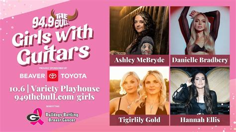 Girls with Guitars 2023 with Ashley McBryde, Danielle Bradbery & more! | 94.9 The Bull | Girls ...