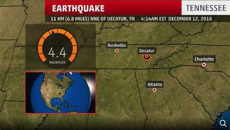 4.4 magnitude earthquake Tennessee: Strongest earthquake since 1973 hits near Decatur right ...