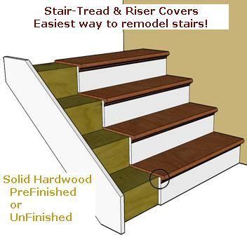 Treads & Risers | Stairs treads and risers, Stairs, Stair remodel