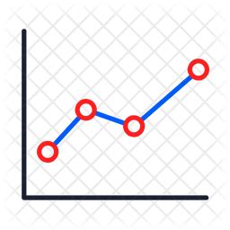 Line Graph Icon - Download in Line Style