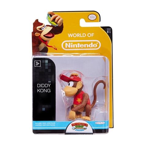 World of Nintendo 2.5" Mini Figure Diddy Kong - Walmart.com - Walmart.com