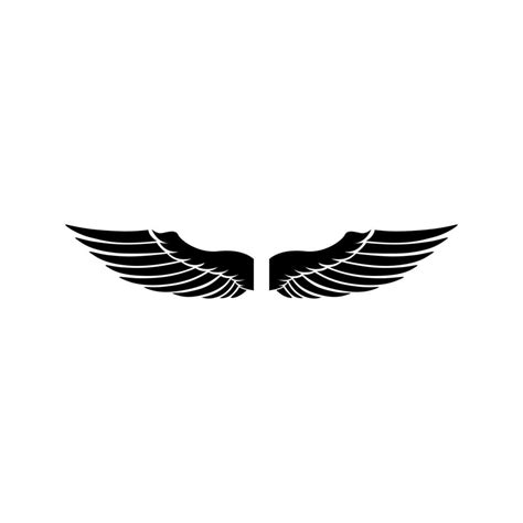 Angel wings icon vector. fly illustration sign collection. pilot symbol. wings logo. 19807117 ...