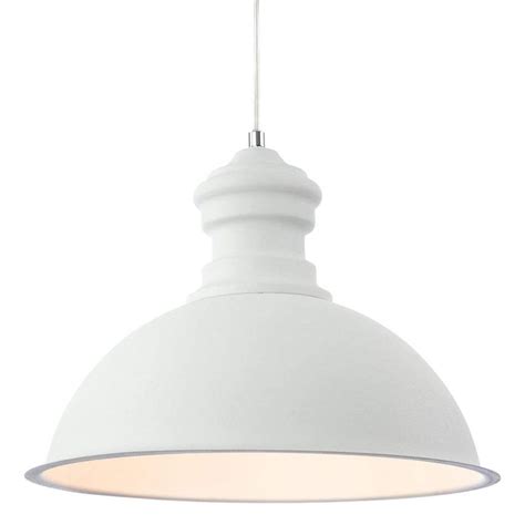 Concrete White Pendant Light | White pendant light, Pendant light fitting, Metal pendant light