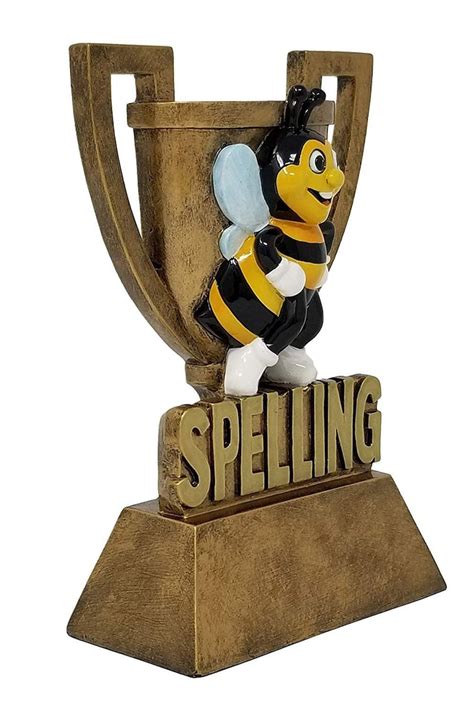 Spelling Bee Cup Trophy Gold Spelling Bee Award DECADE | Etsy