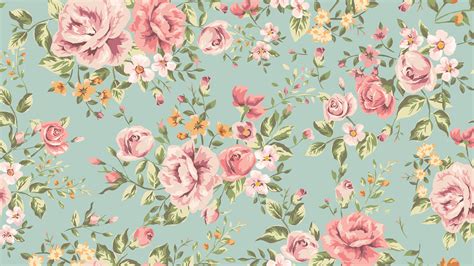 Vintage Floral Pattern UHD 4K Wallpaper | Pixelz