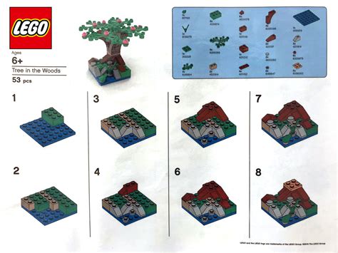 Make Your Own LEGO Tree In The Woods With These Building Instructions