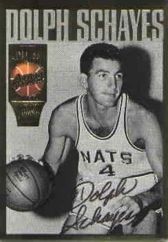 Dolph Schayes certified autograph 1994 Action Packed Hall of Fame card