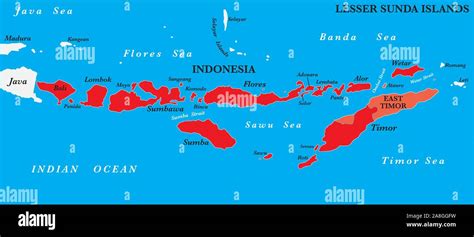 Lesser Sunda Islands Map