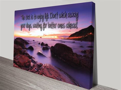 Enjoy Life Motivational Canvas Print