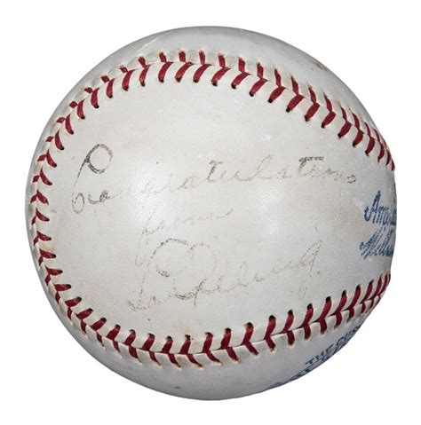 Lou Gehrig Single Signed Autographed American League Baseball PSA DNA & JSA COA | eBay ...