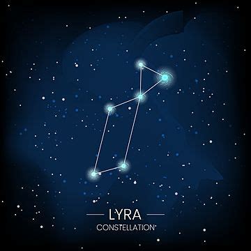 Lyra Constellation In The Northern Sky Background, Lyra Constellation, Orpheus, Second Brightest ...