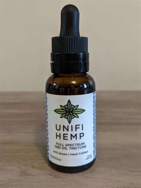 Full Spectrum CBD Oil 3000mg | Unifi Hemp Quality Natural NY CBD Products