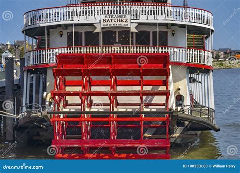 New Orleans - Paddlewheel, River, And Bridge Editorial Photo ...