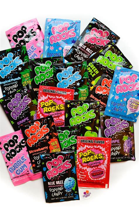 Pop Rocks Candy Ultimate 9 Flavor Assortment Bulk - Strawberry, Cherry ...