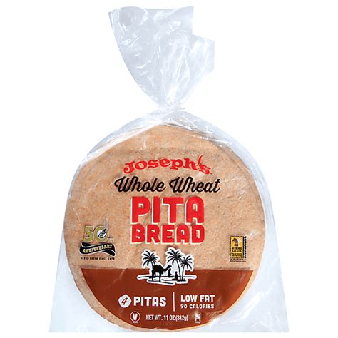 Joseph's Whole Wheat Pita Bread 4 ea | Meat | The MarketPlace