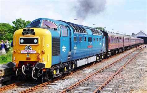 Class 55 Deltic. Once a trainspotter... | Abandoned train, British rail ...