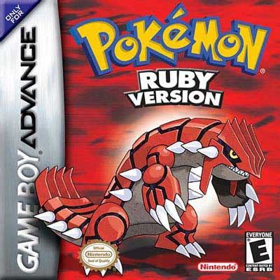 Pokemon Ruby Nintendo Game Boy Advance