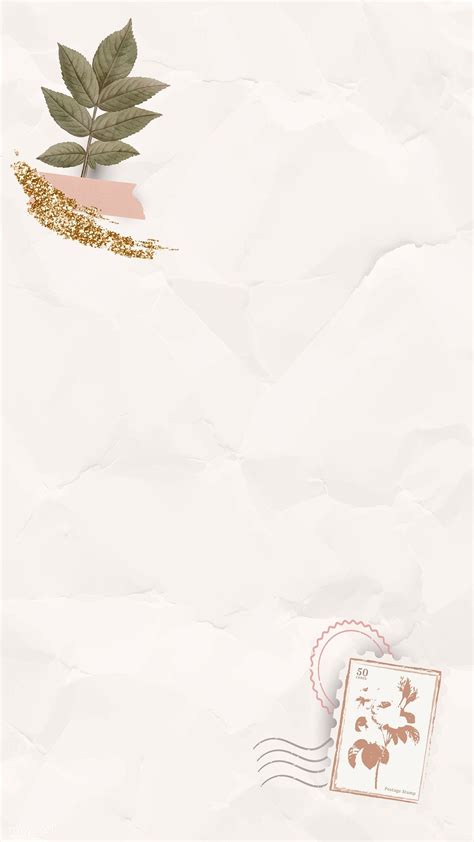 Crumpled paper textured mobile phone wallpaper vector | premium image by rawpixel.com / Adj ...