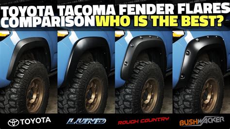 The Best Toyota Tacoma Fender Flares Comparison | Bushwacker - Rough ...