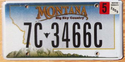 2009 Montana vg- | Automobile License Plate Store: Collectible License Plates for Less